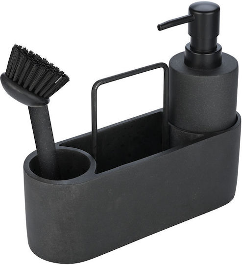 Estia Dispenser Πλαστικό με Θήκη για Σφουγγάρι Μαύρο Estia Dispenser Πλαστικό με Θήκη για Σφουγγάρι Μαύρο