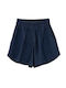 Philosophy Wear Women's Linen Shorts Blue