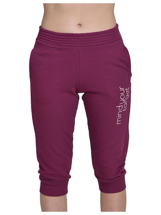 Target Pantaloni de trening pentru femei cu cauciuc Violet