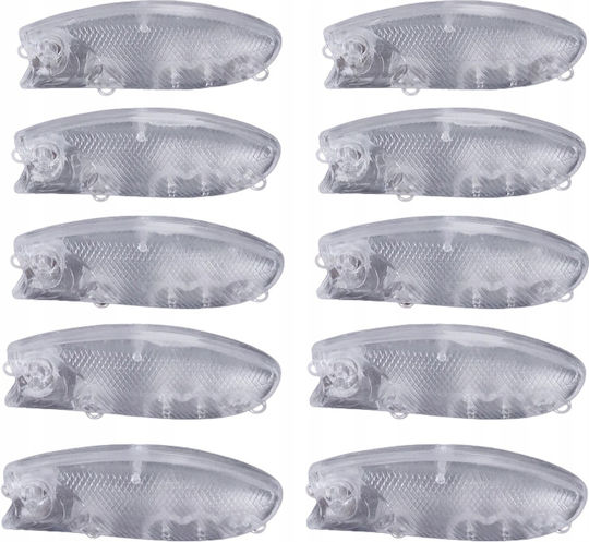 Nălucă Artificială 6buc/9.3gr Transparent Set 10buc