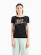 Emporio Armani Damen T-shirt Schwarz