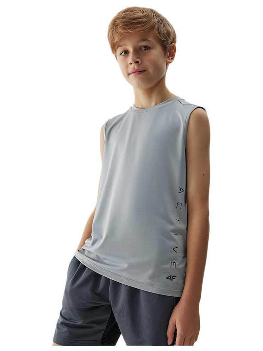 4F Kids Blouse Sleeveless Gray