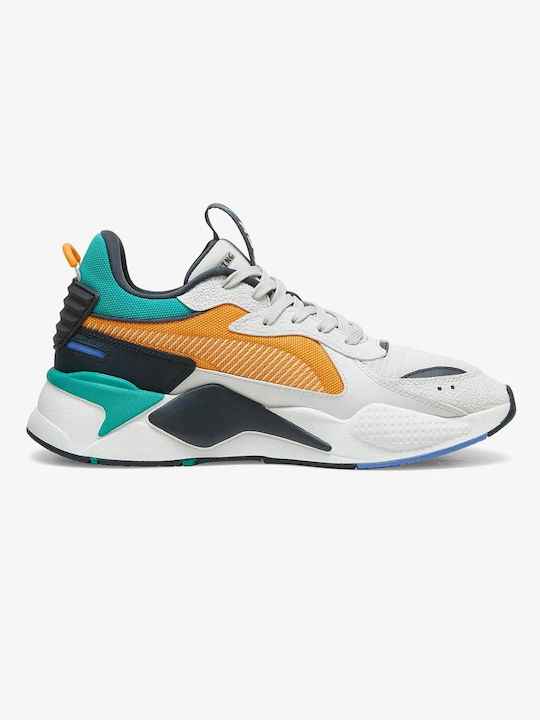 Puma Rs-x Hard Drive Ανδρικά Sneakers Feather Gray / Clementine
