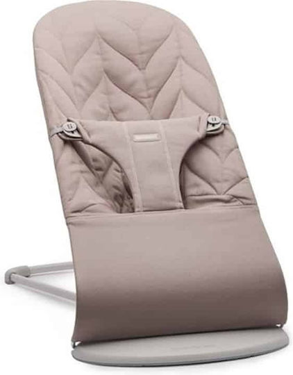 BabyBjorn Bliss Petal Quilt Manual Baby Relax Sand Grey