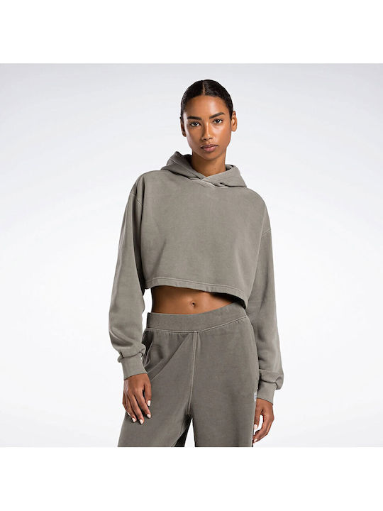 Classics Natural Dye Women's Sweatshirt Hooded Beige