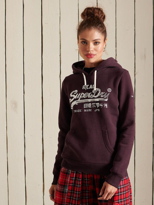 Superdry VINTAGE LOGO Women's Sweatshirt Hooded...