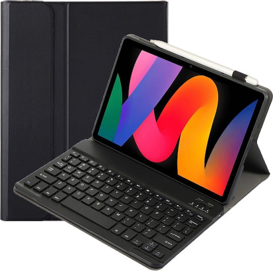 Flip Cover με Πληκτρολόγιο στα Αγγλικά US Μαύρη (Xiaomi Redmi Pad SE)