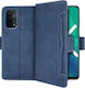 Erbord Book Synthetic Leather / Plastic / Silicone Blue (Oppo A54 5G / A74 5G)
