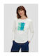 S.Oliver Women's Blouse Long Sleeve White