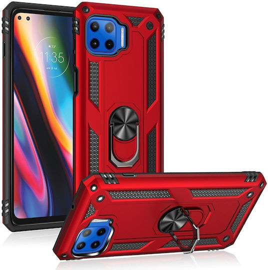 Erbord Back Cover Metallic Red (Moto G 5G Plus)