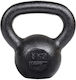 HMS Kettlebell aus Gusseisen 8kg Schwarz