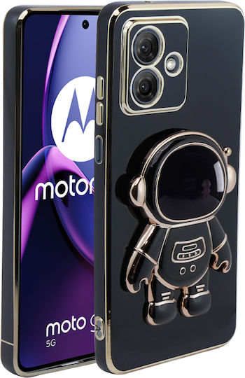 Motorola Astronaut Back Cover Silicon Negru (Motorola Moto G54 5G)