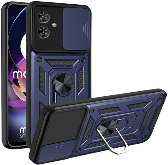 Motorola Back Cover Μεταλλικό Μπλε (Motorola Moto G54 5G)
