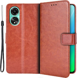 Crazy Horse Портмоне Кафяв (Oppo A78 4G)