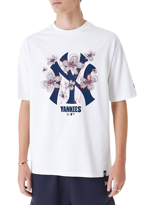 New Era New York Yankees Mlb Тениска Бял