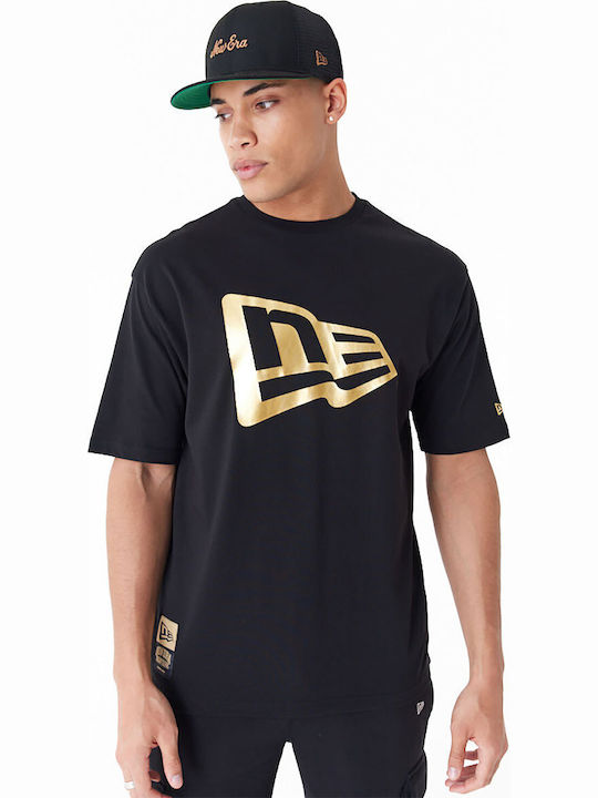 New Era Flag T-shirt Μαύρο