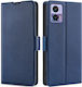 Wallet Δερματίνης Navy Μπλε (Motorola Edge 30 Neo 5G)