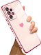 Samsung Electro Heart Back Cover Ροζ (Samsung Galaxy A52, Samsung Galaxy A52s)