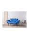 Nitta Canapea Cu Două Locuri Pat Albastru Marin 155x70x85cm