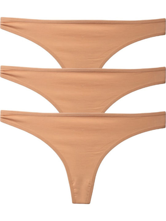 Berrak Βαμβακερά Дамско Прашка 3Pack Бежови