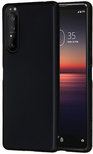 Back Cover Σιλικόνης Μαύρο (Xperia 1 II)