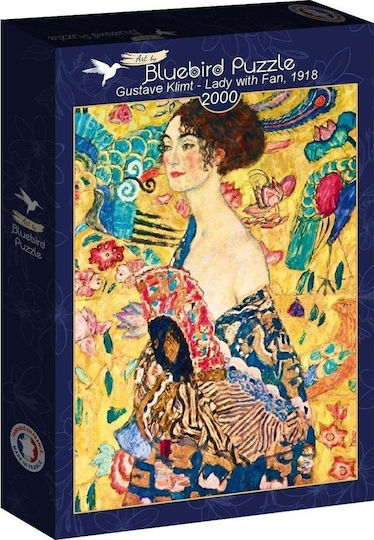 Woman With Fan, Gustav Klimt Puzzle 2D 2000 Pieces