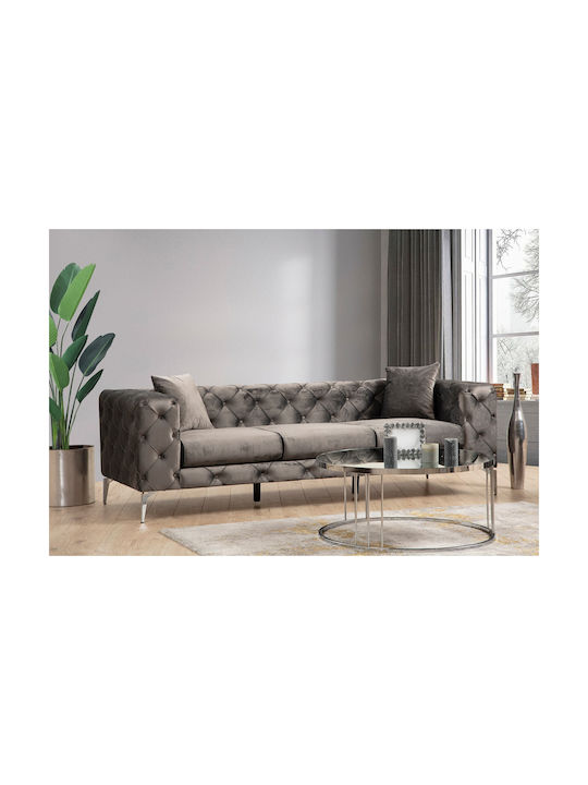 Como Canapea Cu Trei Locuri Antracit 237x90x70cm