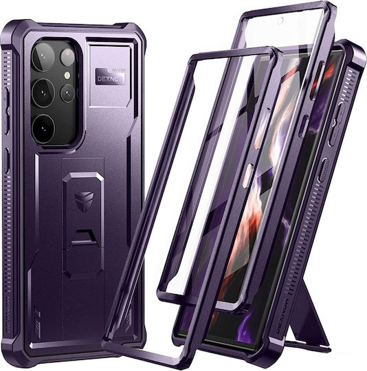 Dexnor 360 Full Cover Μωβ (Galaxy S23 Ultra)