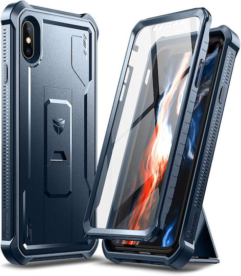 Dexnor 360 Full Cover Albastru marin (iPhone X / XS)
