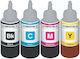 Compatible Inkjet Printer Ink Package Epson 70ml 4pcs