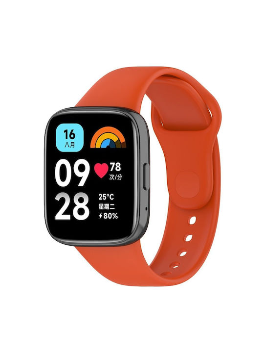 Curea Silicon Portocaliu (Redmi Watch 3 Active )