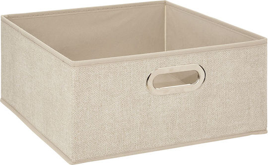 5Five Storage Basket Fabric Beige 31x31x15cm 1pcs
