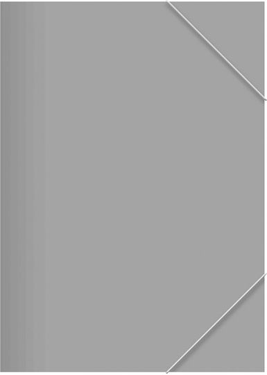 CHartosyn Folder with Rubber Band and Ears for Paper A4 Gray