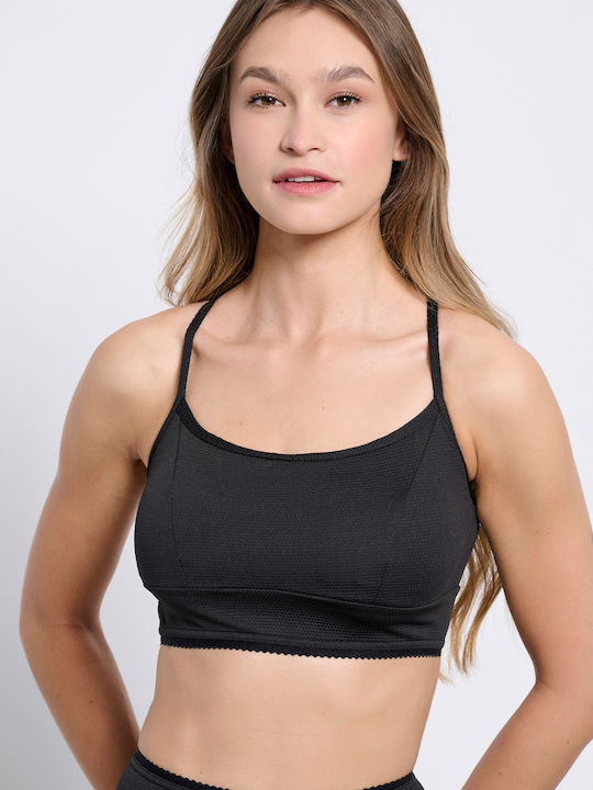 BodyTalk Waffle Women's Sports Bra without Padd...