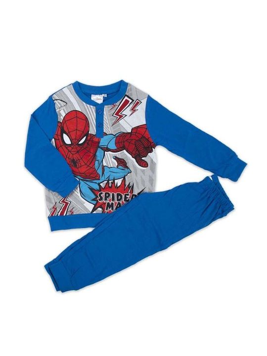 Spiderman Pijama pentru copii De bumbac Blue