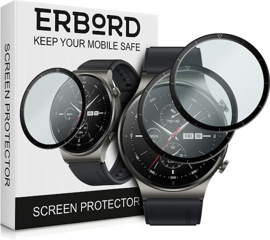 Erbord Full Face Tempered Glass for the Huawei Watch GT 2 Pro 1pcs