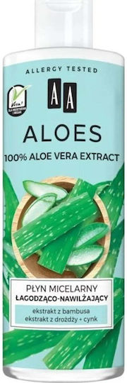 AA Apă Micelară Aloe Demachiant Facial cu Acțiune Hidratantă și Calmanta 400ml