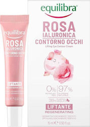 Equilibra Rosa Regenerating Firming & Regenerating Eye Cream with Hyaluronic Acid & 15ml