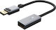 Cabletime Μετατροπέας DisplayPort male σε HDMI female Γκρι 1τμχ CT-P02G4K60R