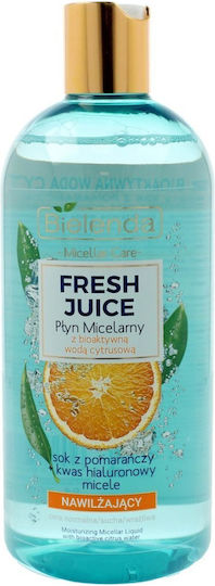 Bielenda Fresh Juice Citrus Water Orange Micellar Water Makeup Remover Face 500ml