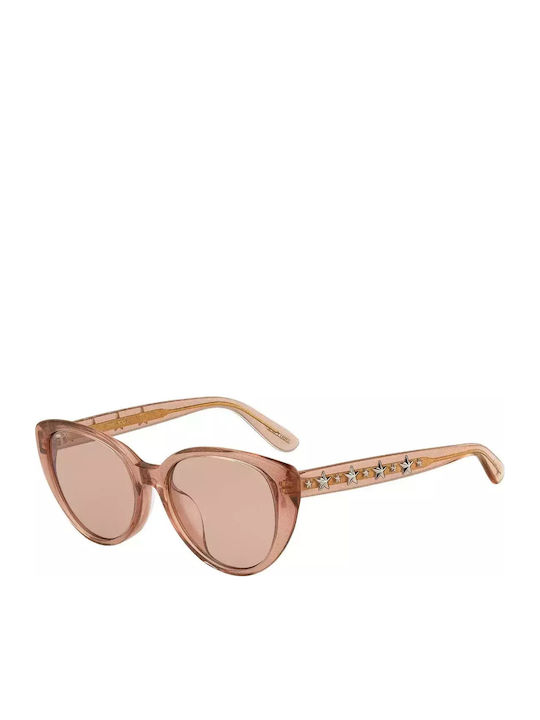 Jimmy Choo Women's Sunglasses with Pink Plastic Frame and Pink Mirror Lens