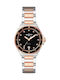 Women's Watch 36mm Battery with Silver Stainless Steel Strap