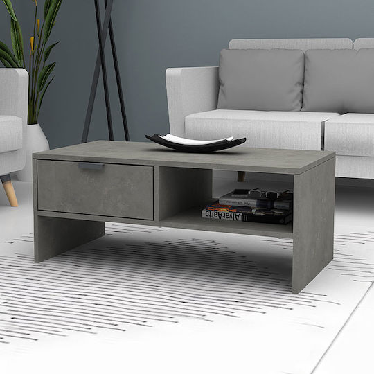 Zentraler Kaffeetisch Galaxy Grau aus Beton Zentraler Kaffeetisch Galaxy Grau aus Beton