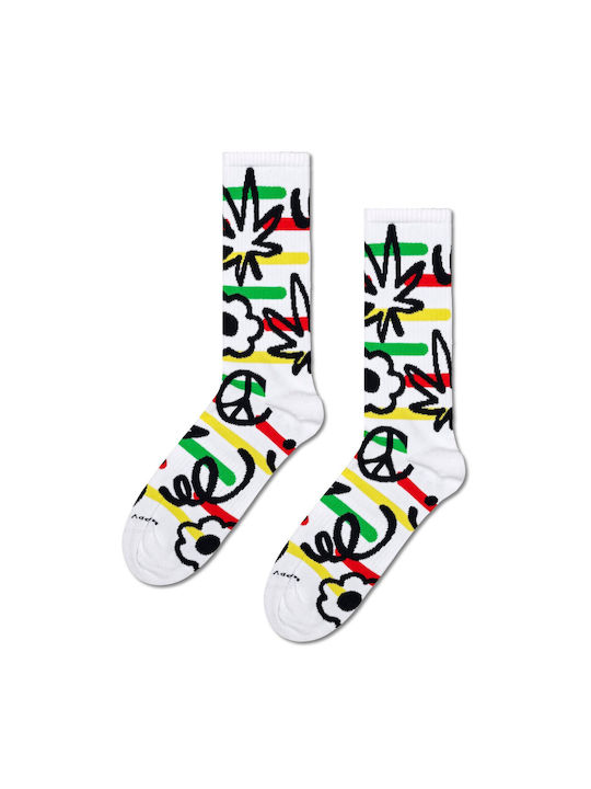 Happy Socks Κάλτσες Λευκές