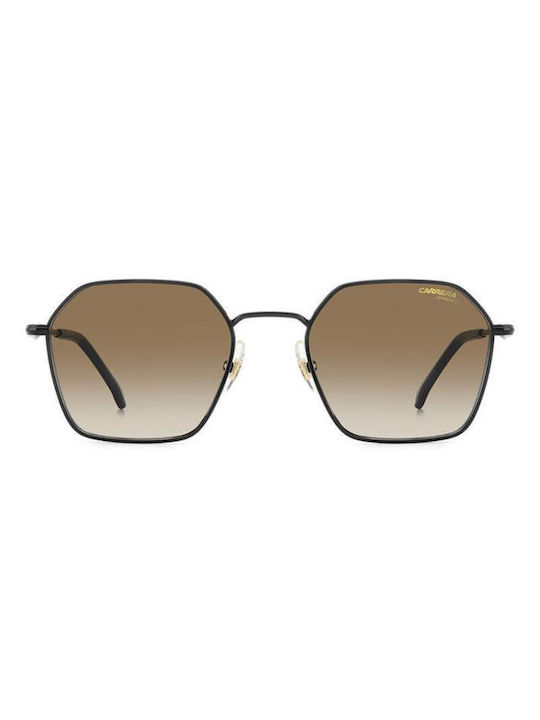 Carrera Sunglasses with Black Metal Frame and Brown Gradient Lens 334/S 003/86