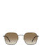 Carrera Unisex Γυαλιά Ηλίου με Μαύρο Μεταλλικό Σκελετό και Γκρι Ντεγκραντέ Φακό
