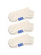 Happy Socks Μονόχρωμες Κάλτσες White 3Pack