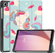 Unicorn Flip Cover Durabilă Multicoloră (Lenovo Tab M8 Gen 4 TB-300FU)