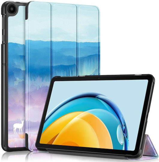 Deer In Mountains Flip Cover Durable Multicolour Huawei MatePad SE 10.4 2022