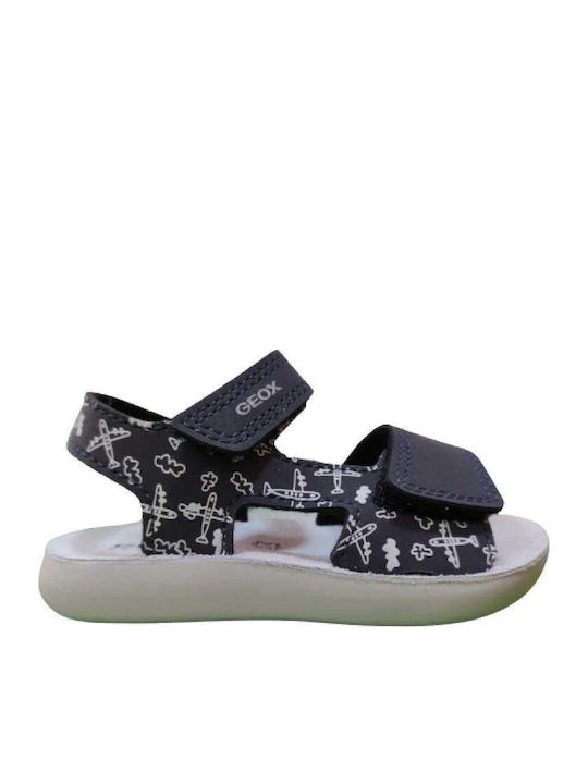 Geox Παιδικά Πέδιλα Lightfloppy Navy Μπλε